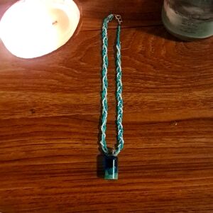 Seashells in a bottle necklace